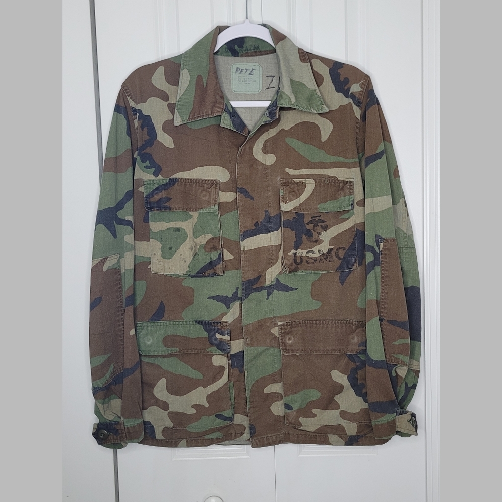 USMC Military Woodlands Camouflage Jacket